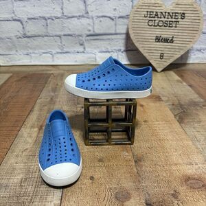 Native Shoes Kids' Jefferson Slip-On Shoe Blue C10